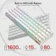 Redragon Draconic K530 Pro White Wireless- Red Switch Redragon Draconic K530 Pro White Wireless- Red Switch